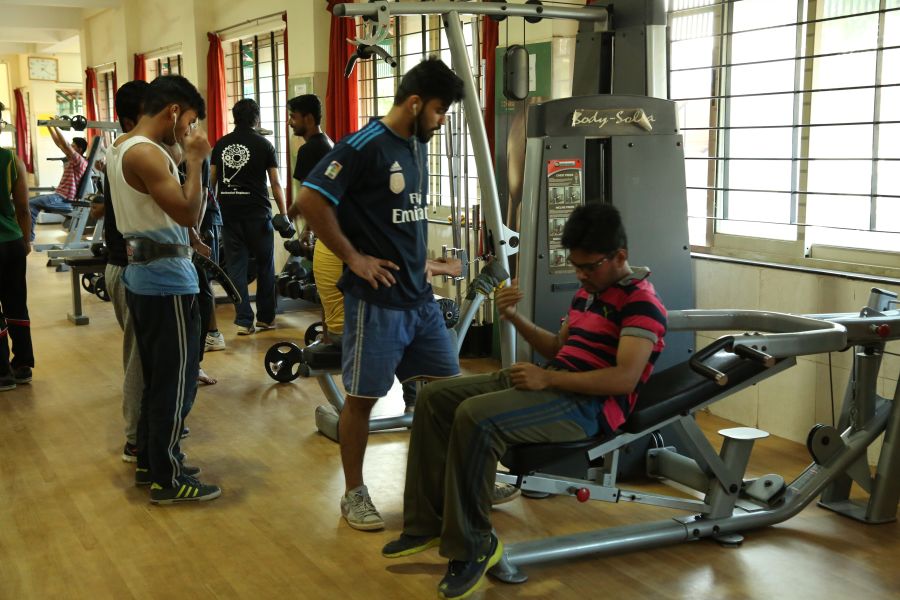 MS Ramaiah Institute of Technology gym facilities